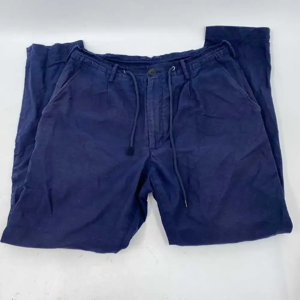 Junhashimoto Blue Drawstring Chino Pants | Men’s Size S